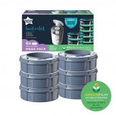 Recambio Twist&Click contenedor de pañales 6uds. Tommee Tippee